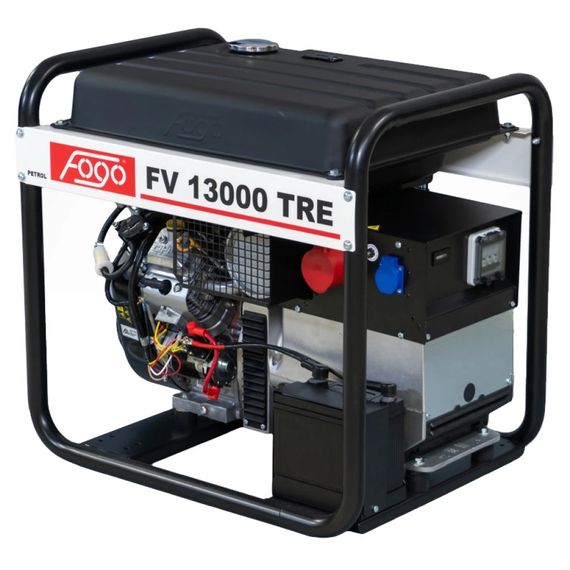 Генератор электроэнергии бензиновый FOGO FV 13000 TRE (7/10 кВт, 230/400 В, AVR, 4.5 л/ч, 128 кг)