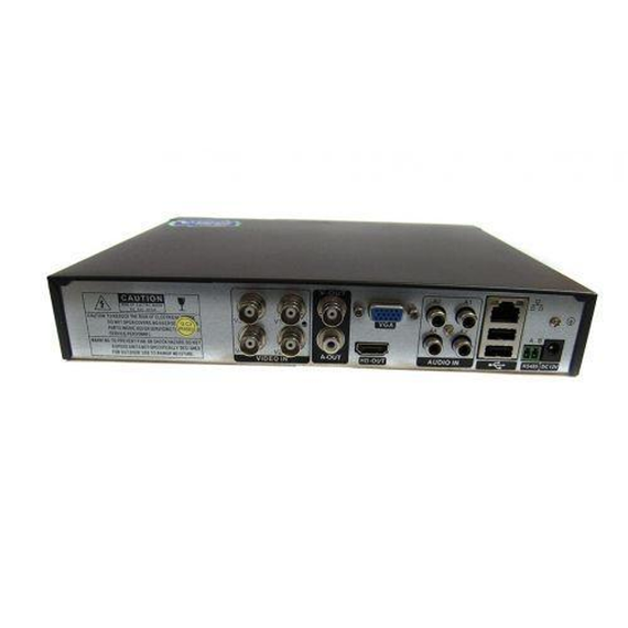 DVR регистратор BNC/V-OUT 4 канальный UKC CAD 1204 AHD 4 cam черный | Зображення 3
