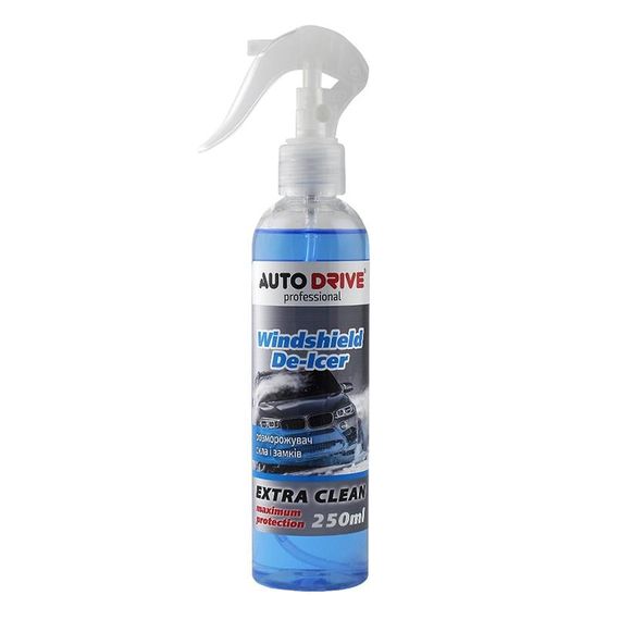 Розморожувач скла і замків AUTO DRIVE Windshield de-icer 250 мл AD0035