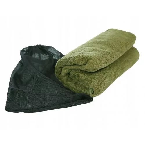 Похідний рушник мікрофібра міл-тек Рушник військовий MICROFIBRE Olive Туристичний  рушник розмір 120×60см Олива | Зображення 5
