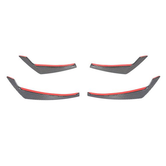 Передняя губа бампера (для Base 2015-2019, Карбон) для Ауди A4 B9 | Зображення 3