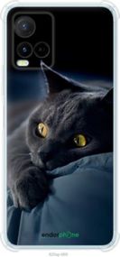 Чохол на Vivo Y21 Димчастий кіт "825sp-669-2448"