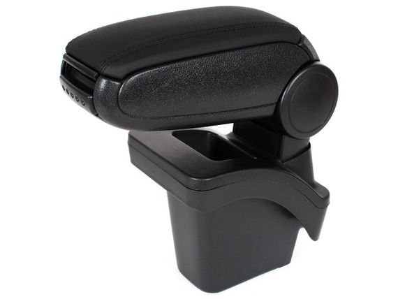 Renault Megane II 2002- підлокітник чорна штучна шкіра + монтажний комплект