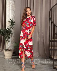 Плаття для жінок колір червоний розмір S FI_000797