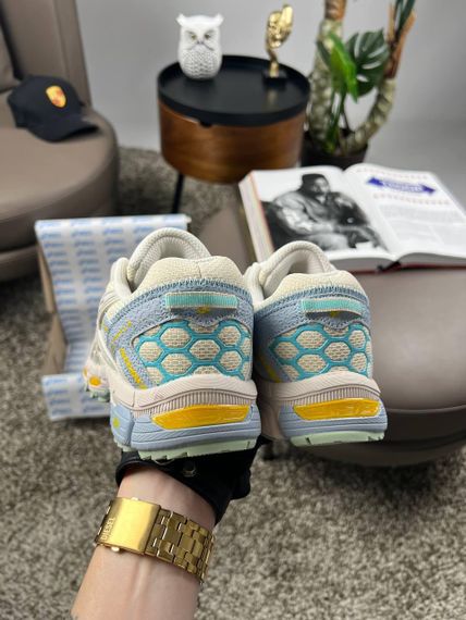 Кросівки ASICS Gel-Kahana 8 S Beige Blue Yellow , текстиль , В'єтнам | Зображення 4