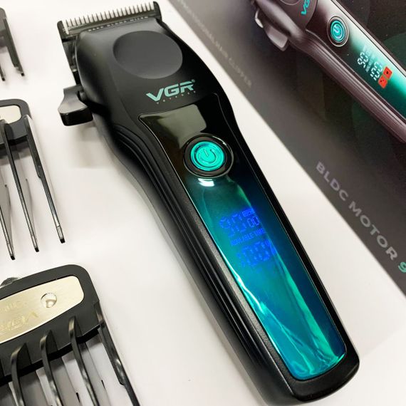 Акумуляторна машинка для стрижки VGR V-195 GREEN | Зображення 8