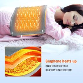 Універсальна електрогрілка від USB 30х50 см електричний термокилимок з підігрівом для рук, ніг та шиї CG-46