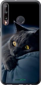 Чохол на Huawei P40 Lite E Димчастий кіт "825u-1875-2448"