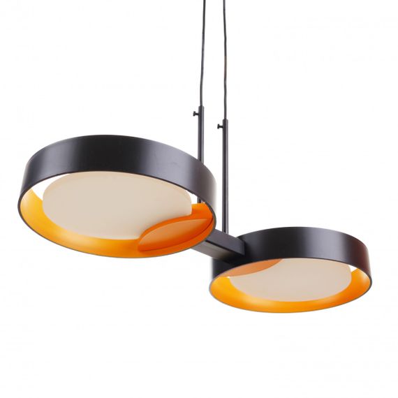 Светильник потолочный подвесной BR-01 666S/2 LED 10W NW BK/G | Зображення 2