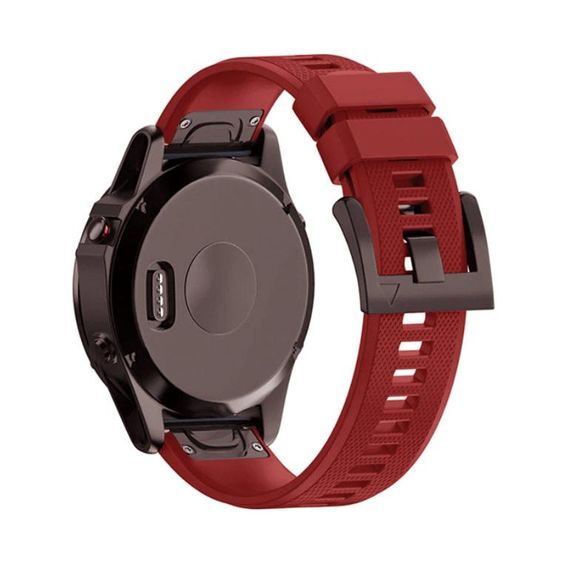 Силиконовый ремешок Primo для часов Garmin Fenix 3 / 3HR / Fenix 5X / 6X - Red | Зображення 1