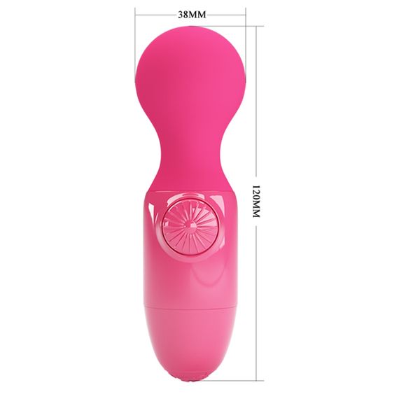 Міні-вібратор PRETTY LOVE Mini Stick, силіконовий, рожевий, USB-заряджання Sex Aura | Зображення 8
