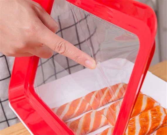 Умный поднос для хранения пищи Supretto с крышкой для нарезки и продуктов | Зображення 1