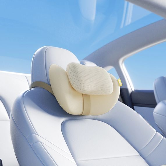 Подушка для підголівника Baseus PrimeTrip VH2 Dual-Layer Headrest (C01200) Starlight Off-White | Зображення 4
