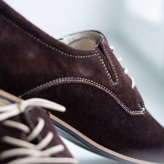 Коричневі замшеві туфлі 41 розмір | Зображення 4