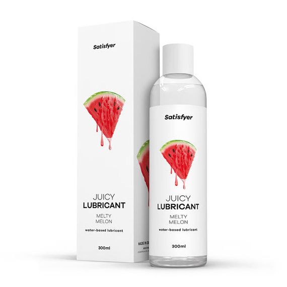 Лубрикант на водній основі Satisfyer Juicy Lubricant Melty Melon 300 мл (м'яте паковання!!!) Sex Aura