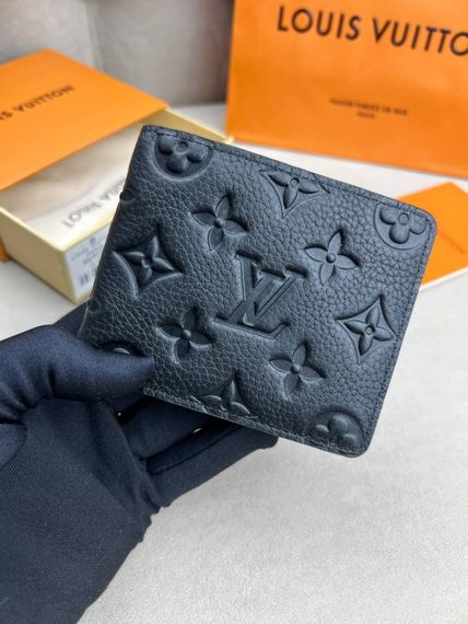 Гаманець чорний Louis Vuitton Monogram Multiple Shadow k415 | Зображення 2