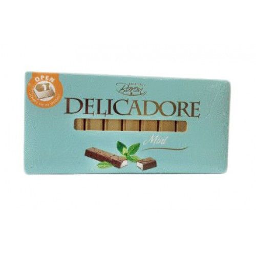 Шоколад молочный Delicadore Baron Mint (с мятой), 200 г