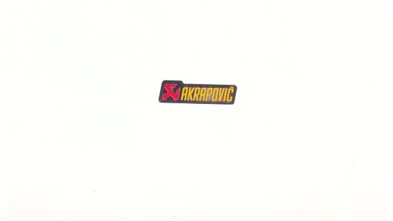 Наклейка на глушитель   AKRAPOVIC   (29,6x5,7см)   118