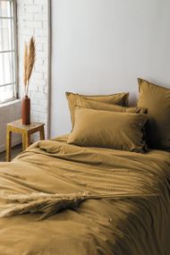 Постельное белье  Issimo Savanna Poplin 200 х 220 см Mustard