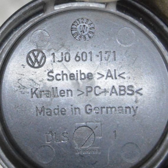 Ковпачок диска колеса Volkswagen Fox Polo New Beetle Up! 1998-2024 Заглушка на диск Фольксваген 1J0601171 | Зображення 2