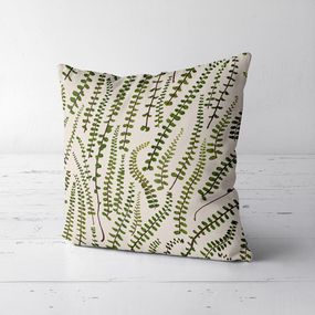 Подушка декоративна Soft Веточки с листиками 45х45 см (45PST_FLORA011)