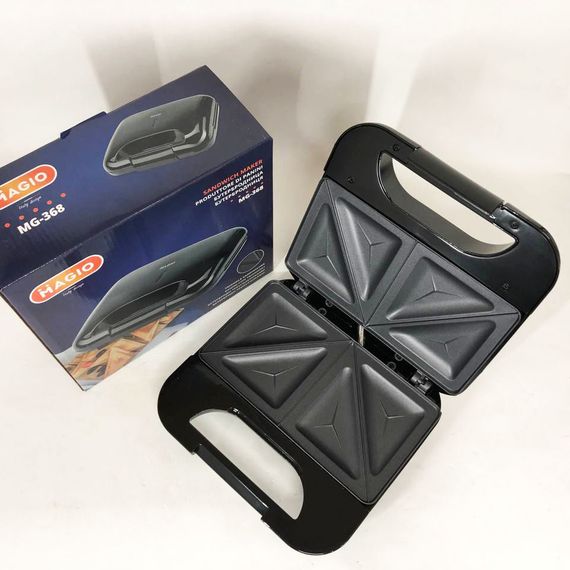 Мультипекар вафельниця Magio MG-368, Домашній гриль, RX-630 Електрична сендвічниця | Зображення 6