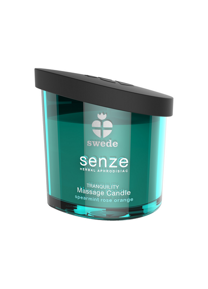 Масажна свічка - Swede Senze Tranquility Spearmint Rose Orange, 50 мл Sex Aura