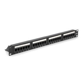 Патч-панель RITAR 24 порти UTP DUAL кат 6 19 "1U НЕ екранована чорна Q25