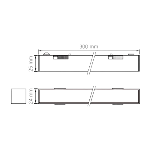 LED Світильник магнітний трековий 10,5W 4000К 48V чорний VL-TRMS-LD430B Videx | Зображення 1