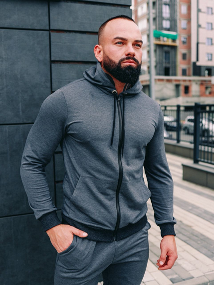 Костюм змейка змійка весна антрацит S L | Зображення 1