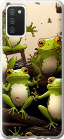 Чехол на Samsung Galaxy A02s A025F Жабки "5656u-2203-17620"