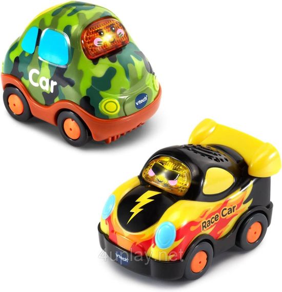 Набір розумних машинок VTech Go! Go! Smart Wheels Camo Car & Race Car Оригінал
