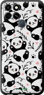 Чохол на Infinix Smart 6 Панди "4318b-2758-2448"