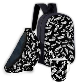 Набір дитячий PUMA рюкзак 36х27см сумка-бананка, кружка з принтом для хлопчика (01637)