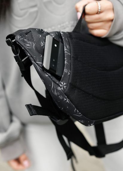 Жіноча сумка бананка Sambag Dynamicdart чорна 38 × 21 × 7 см (80411702) | Зображення 4