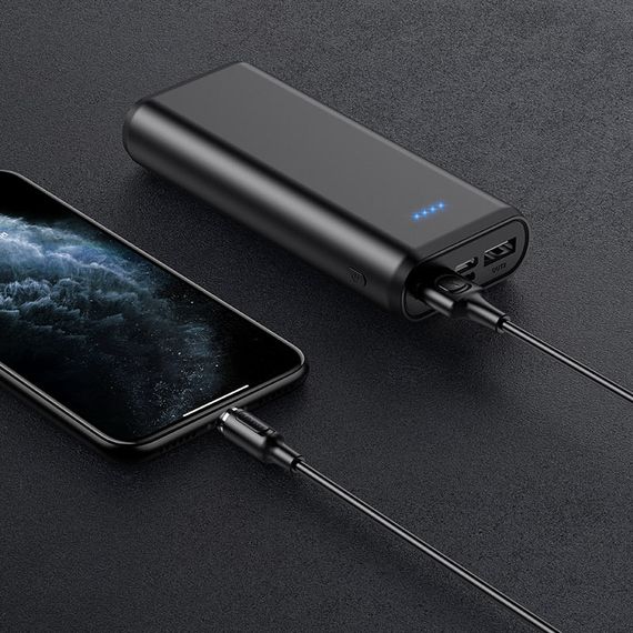 Дата кабель Borofone BX41 Amiable USB to Lightning (1m) Чорний | Зображення 6
