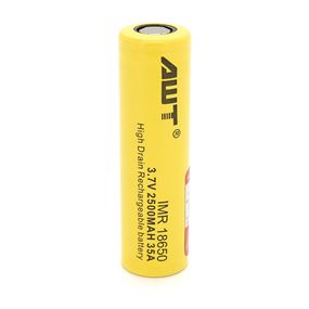 Акумулятор 18650 Li-Ion AWT високострумовий, 2500 мАг, 35А, BOX 2 шт в упаковці, ціна за одиницю