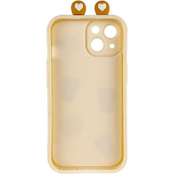 Чехол TPU Toys Case with Ears для Apple iPhone 14 (6.1") Sand | Зображення 2