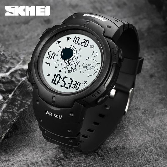 Skmei 1820BKWT Black-white | Зображення 3