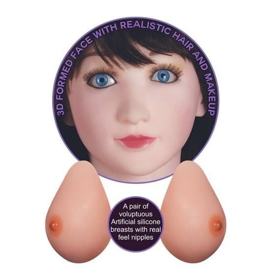 Надувна секс лялька - Silicone Boobie Super Love Doll Sex Aura | Зображення 3