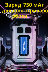 Тактичний LED брелок-ліхтарик 550 лм з USB-зарядкою