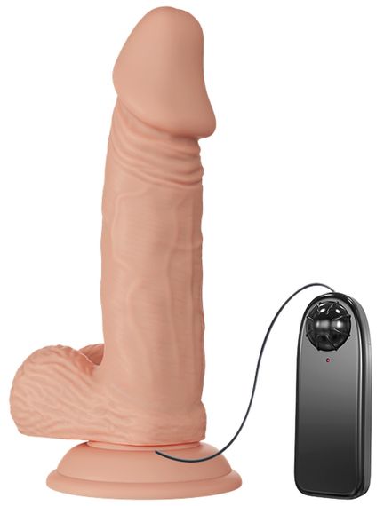 Вібратор на присосці BAILE - Beautiful Zebulon Vibration 7.6", BW-008108ZR Sex Aura | Зображення 4