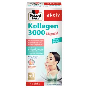 Доппельгерц Колаген питний 3000 мг. Рідкий Doppelherz aktiv Kollagen 3000 mg. Liquid