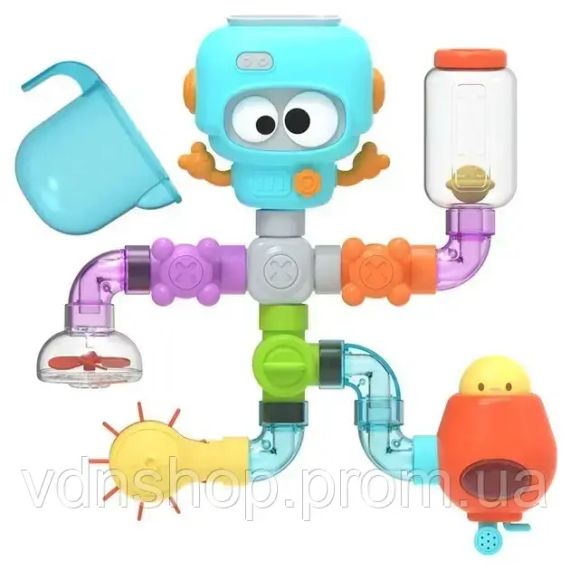 Игрушка для ванны Водный-робот фонтан 21 детали