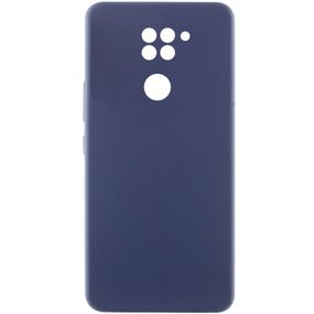 Чохол Silicone Cover Lakshmi Full Camera (AAA) для Xiaomi Redmi Note 9 / Redmi 10X Темно-синій / Midnight blue