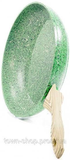 Сковорода Fissman Malachite Ø24см с антипригарным покрытием EcoStone | Зображення 3