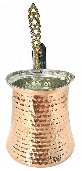 Медная турка ручной работы O.M.S. Collection 0,55л Золотистый (Турция) | Зображення 1