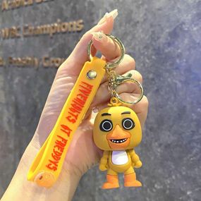 Брелок-підвіска Чіка FNAF Жовта Курка Милий Сувенір Аніматронік на Ключі Сумку Подарунок Колекціонерам Five Nights at Freddy's
