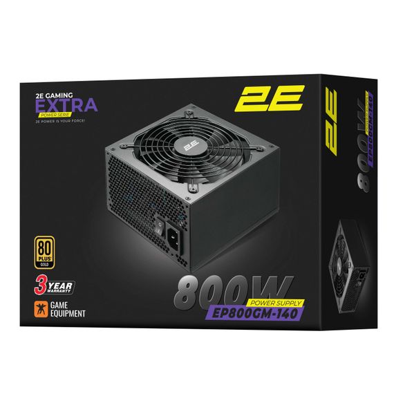 Блок живлення 2E GAMING Extra Power (800W) 2E-EP800GM-140 | Зображення 9