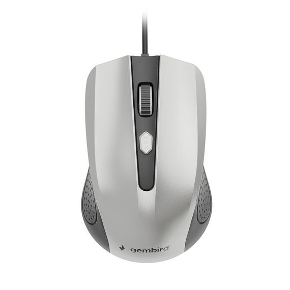 Оптична мишка Gembird MUS-4B-01-BS, USB интерфейс, чорно-сріблястого кольору